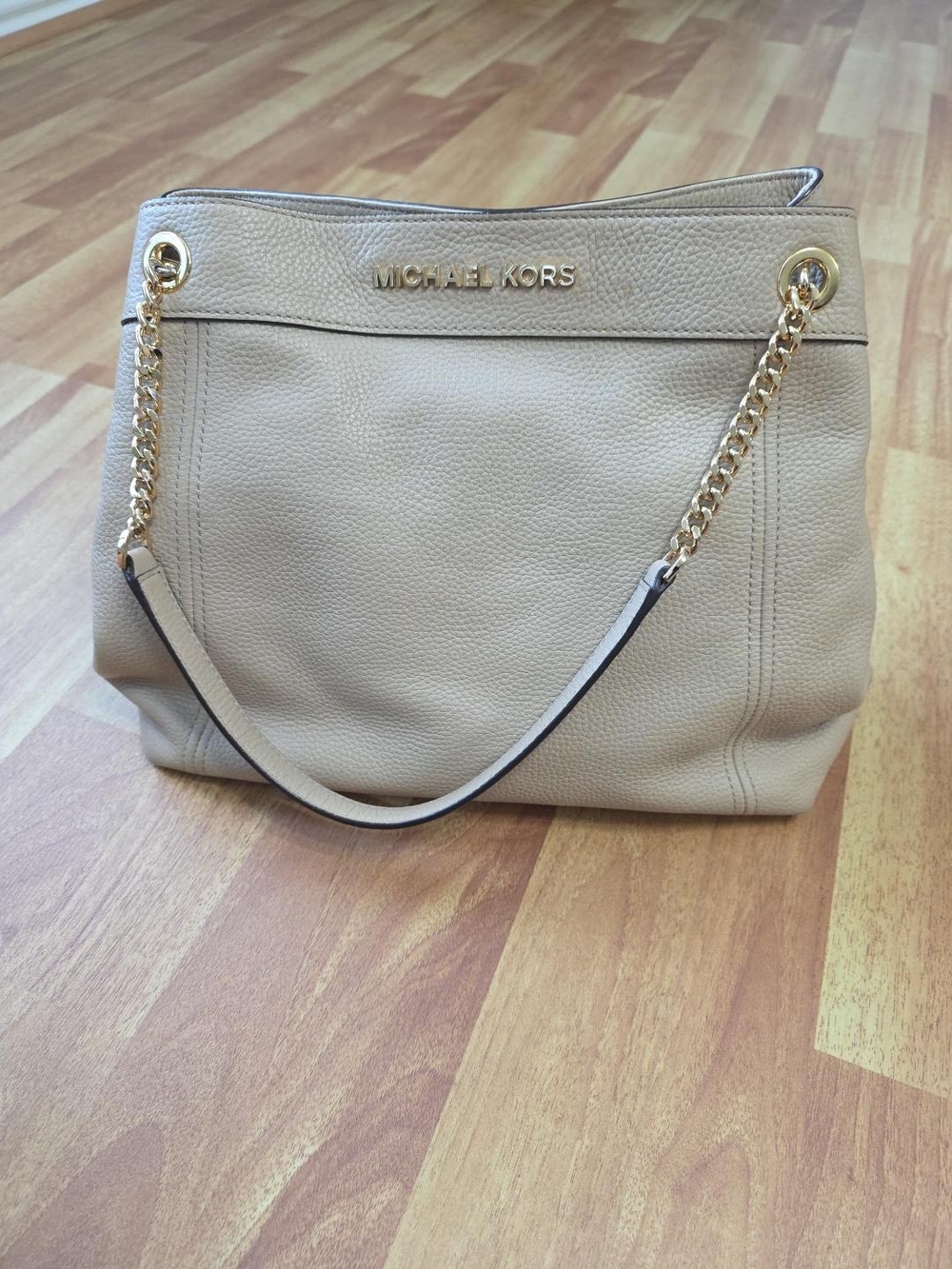 Michael Kors Jet Set Large Chain Tote & Matching Wallet Set